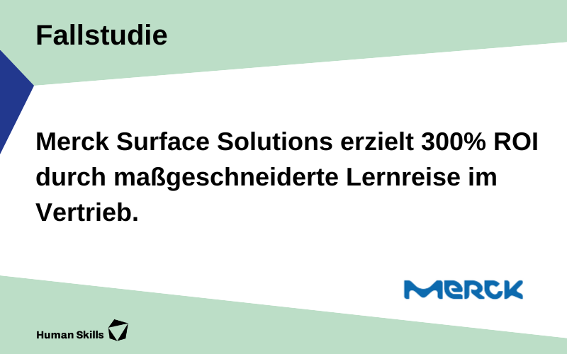 Fallstudie MERCK zum ROI durch Lernreise im Vertrieb