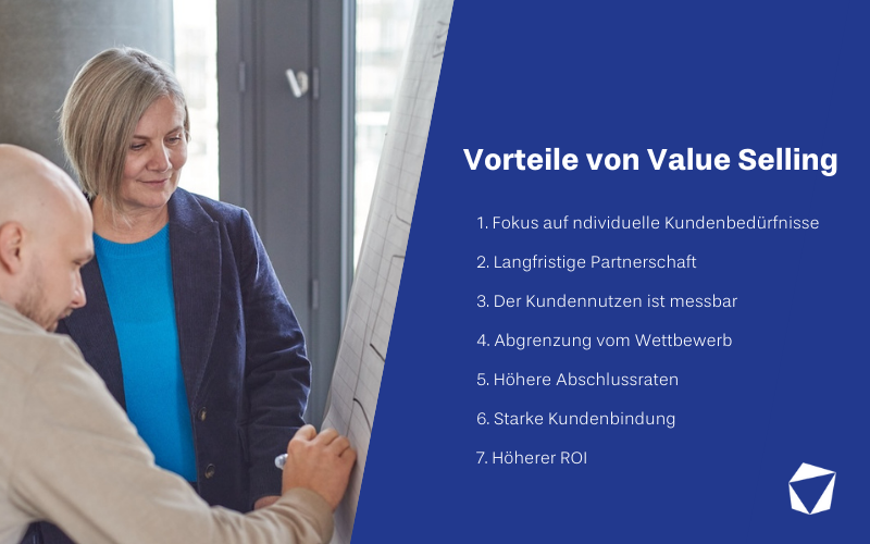 Übersicht zu den Vorteilen von Value Selling