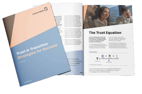 Ein Whitepaper zum Thema Trust in Transition von Humanskills